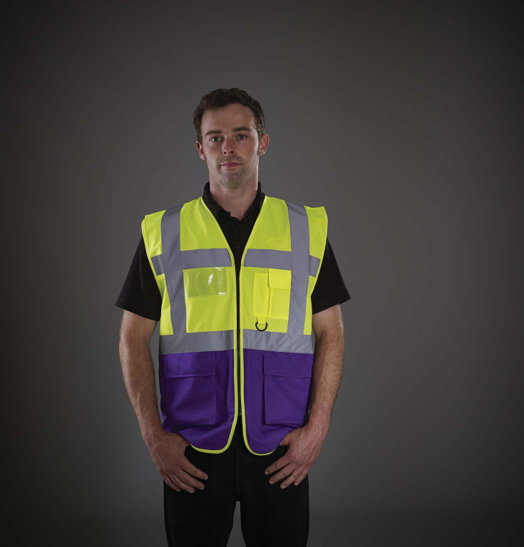imprim/é Haute visibilit/é Gilet Print Wear Clothing Medic