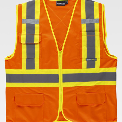 Gilet De Sécurité Réfléchissant Personnalisable - Haute Visibilité - Avec Logo/Text - Pour Chantier, Événements